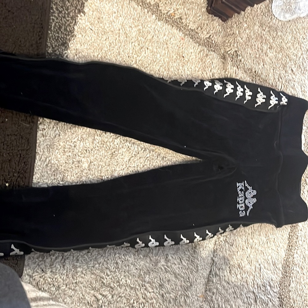 Kappa rhinestone tape logo leggings